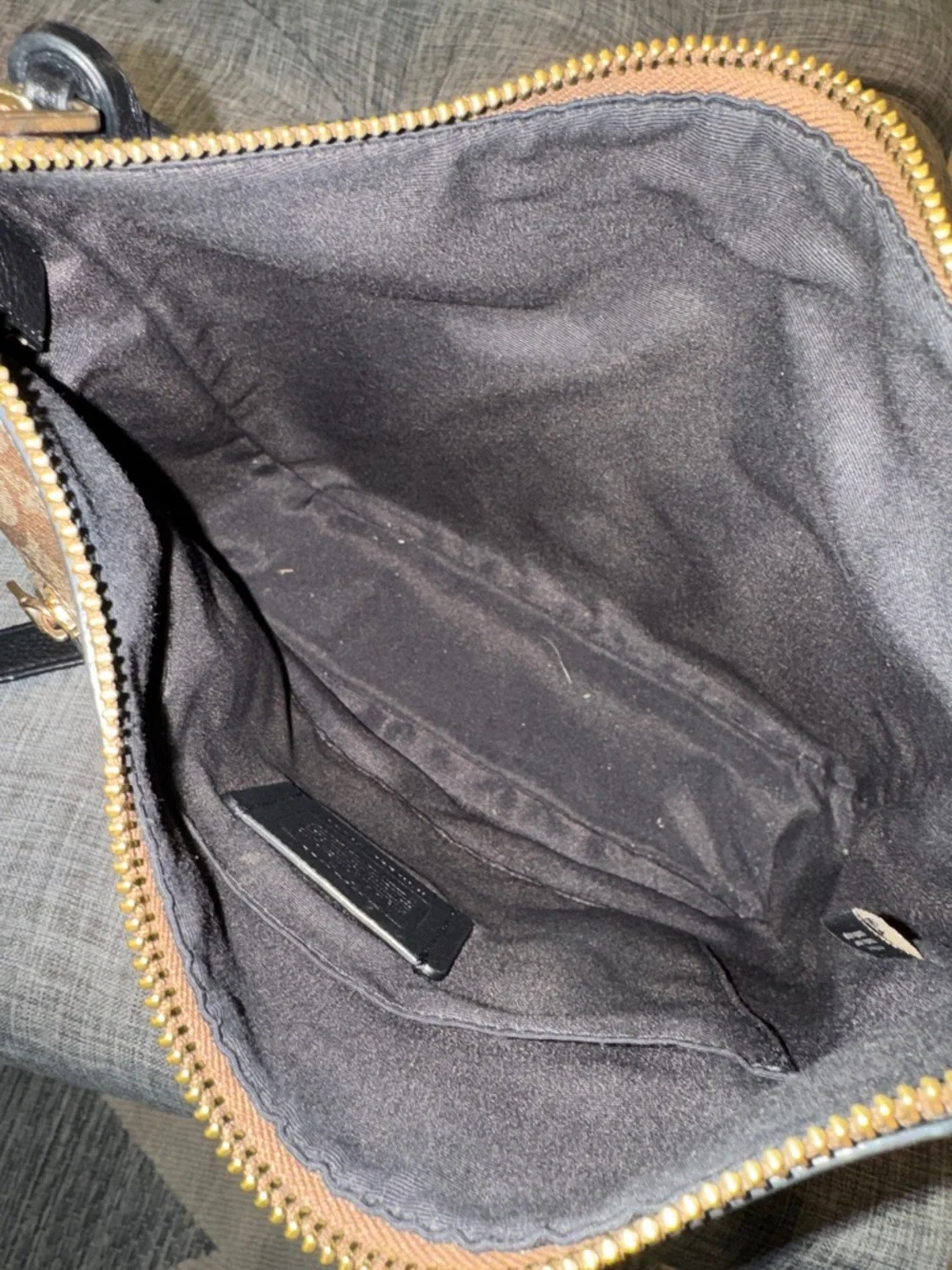 Coach Ellie File Bag in Signature Brown Crossbody Bag - Picture 16 of 17